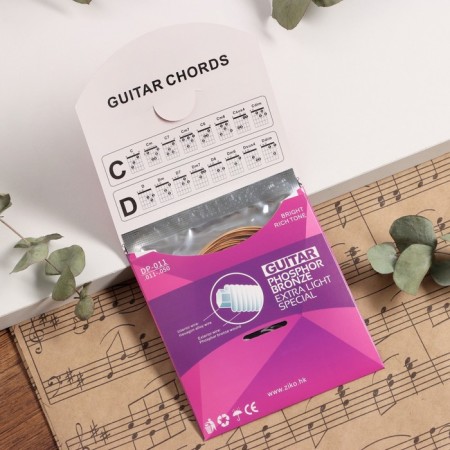Crins of the acoustic guitar Ziko DP-011, 11-50, phosphorus bronze-5