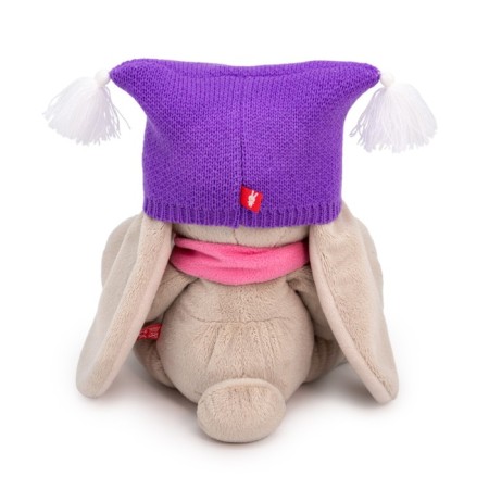 Soft toy "Bunny mi in a hat and scarf", 23 cm-2