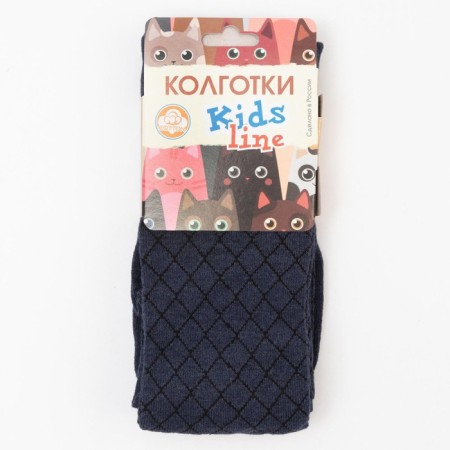Pantyhose children, jeans color, height 134-140 cm-8