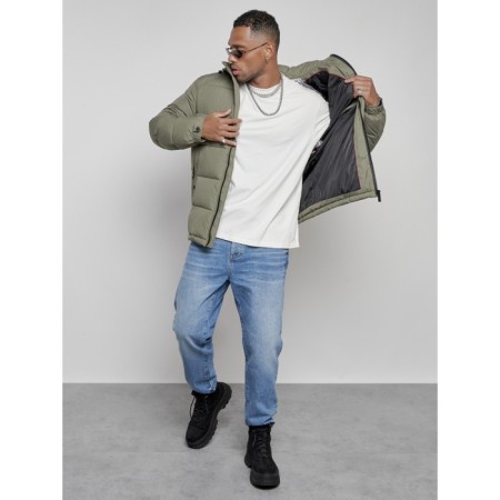 Sports male winter, size 56, khaki color-12