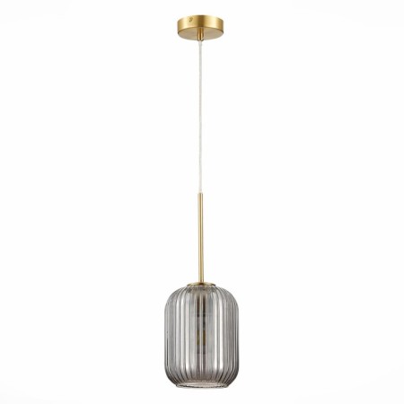 STL LUCE Sus. SL1154.323.01. Gran. 1x60 W, E27, 15.5x15.5x40 cm, brass color-5