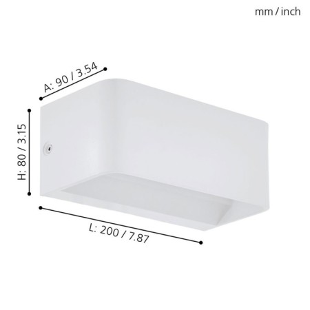Bra Sania 4, 1x10W Led, 3000k, 1100lm, white color-2