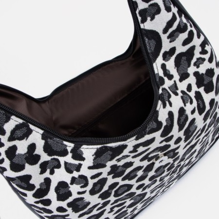 Bag-hobo with lightning, black/white color-2