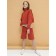 Sweatshirt for girls, height 146 cm, terracotta color