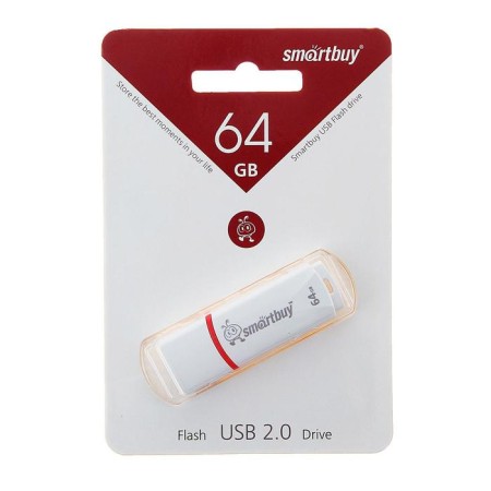 Flash drive Smartbuy Crown White, 64 GB, USB2.0, th Up 25 Mb/s, PBU up to 15 Mb/s, white-4