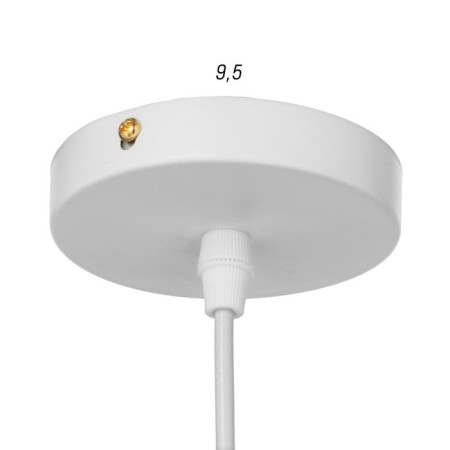 Suspension Bayerlux "Clos" LED 9W 3000k white 24x24x17-117 cm-5