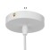 Suspension Bayerlux "Clos" LED 9W 3000k white 24x24x17-117 cm