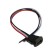 Type-C connector with a wire 10 cm, 4 pin, 2.1 a, 5 V, black