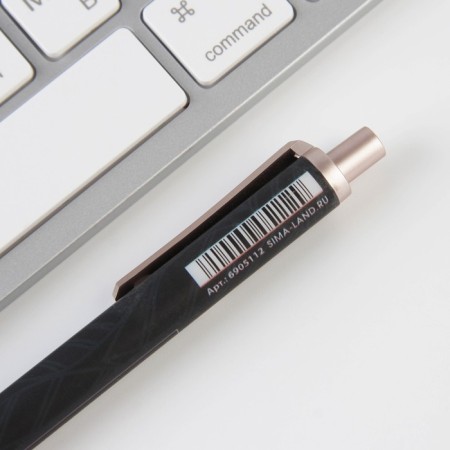 Handle Blue Blue Paste 0.7 mm “Sincerely”, accessories pink gold-2