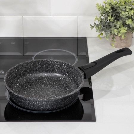 The frying pan “Elite”, D = 22 cm, removable handle, anti -stick coating, color gray color-5