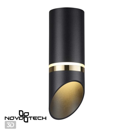 Delta lamp, 1x9W GU10, IP44, black color-3