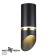 Delta lamp, 1x9W GU10, IP44, black color