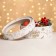 Box for Makarun Tubus with the Window "Happy New Year" 18 x 18 x 6 cm