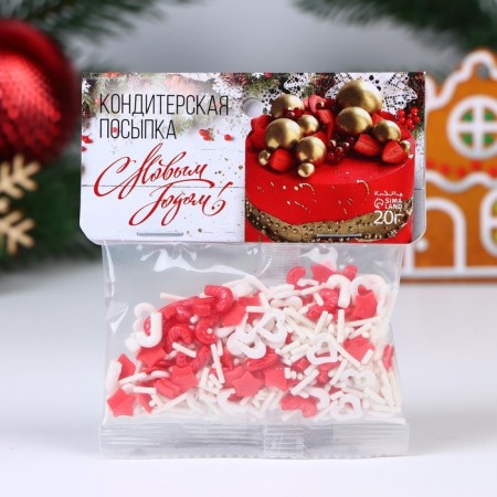 Confectionery Sprinking "Romantic Christmas", 20 g