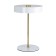 Decorative table lamp Arte Lamp Elnath A5038LT-3WH, G9, 3x3 W, 25x25x38 cm, white, copper