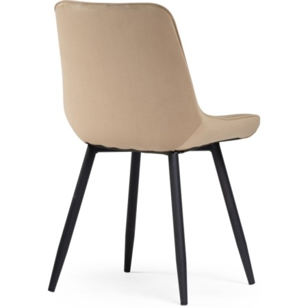 Sedal Seda Metal/velor, black/beige 50x56x82 cm-3