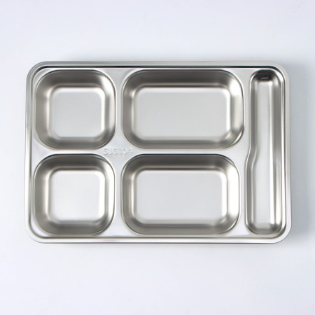 Stainless steel tray, 5 sections, 33.5 × 23 × 4 cm-2