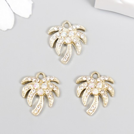 Decor for creativity Metal, Palma Rhinestones Gold 2x1.8 cm-2