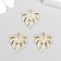 Decor for creativity Metal, Palma Rhinestones Gold 2x1.8 cm