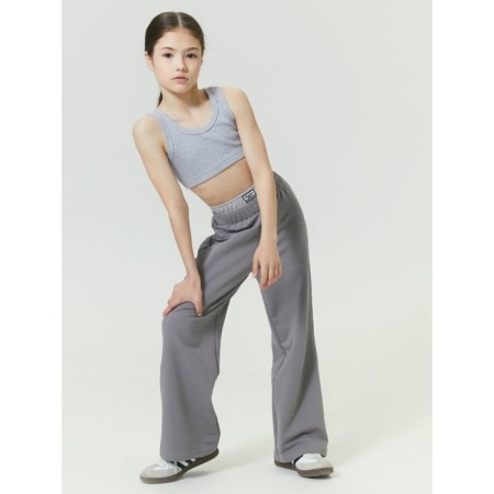 Children's pants Amarobaby Twice, height 134 cm, gray color-8