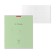 Notebook 18 sheets in the Erichkrause line "Classic", cover coated cardboard, output block, whiteness 100% whiteness, green