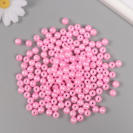 A set of beads "Pearls" d 8 mm, 250 grams, pale pink