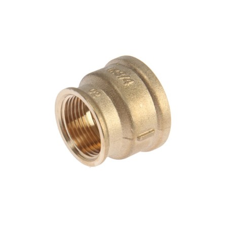 Transitional clutch zein, 1 "x 3/4", internal carving, brass-1