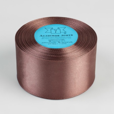 Satin tape, 50 mm × 33 ± 2 m, dark purple No. 099-1