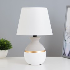 Alais table lamp E14 40W white-gray 20x20x31 cm Risalux
