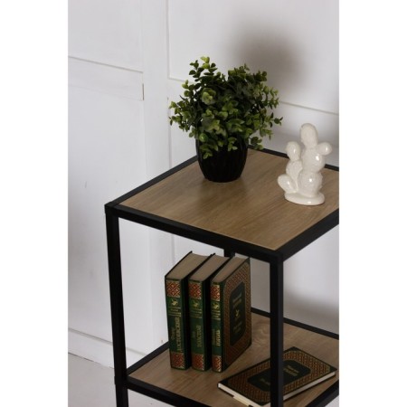Shelving 2, 400x400x782, Black Muar/Dub Sonoma-2