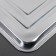 Stainless steel baking sheet 39.5 × 29.5 cm, chrome color