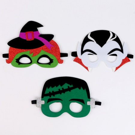 Carnival set of masks "Terrible Party", 3 pcs.-8