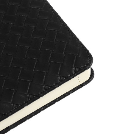 Gift Davente.clair: Diamur of Leduced A5 136 sheets, solid cover, block 70, black + ballpoint pen-5