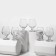 A set of glass glasses for Bistro cognac, 265 ml, 6 pcs