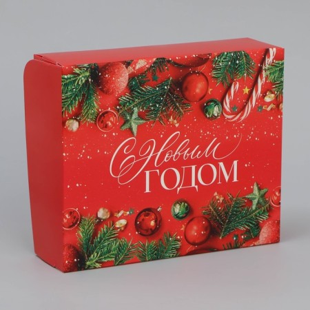 Folding box "New Year's mood", 20 x 17 x 6 cm, new year-3