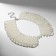 The necklace "Pearl Assorted" collar openwork, ball No. 2,4,6, white color, l = 36 cm