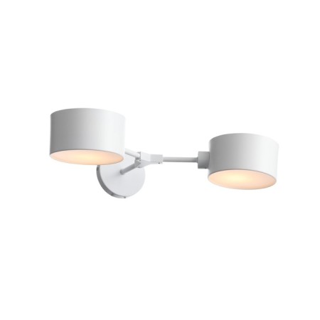 Wall lamp EVOLUCE. Sle183501-02. Gemento. 2x60 watts, E14, 51x12 cm, white color
