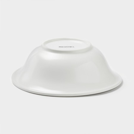 Deep porcelain plate Magistro Argos, 650 ml, 18 × 18 × 6 cm, white color-2