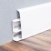 Floor skirting board 85mm 2.2m "decoration", 001-g white glossy