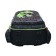 School backpack 40x33x15cm, ergonomic back, Across 410, gray/green