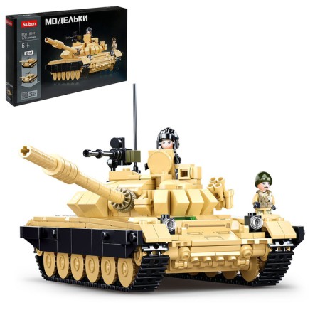Designer "Model. Combat tank ", 2 assembly options, 770 parts