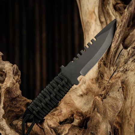 Throwing knife "Forest" 18cm, blade 90mm/3mm, black-2