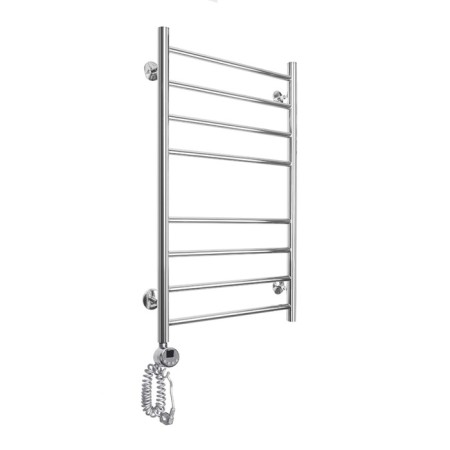 Domoterm electric heated towel rail "Medea" P8, 500x800 mm, left, chrome