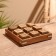 Game table "Crosses-nolics" 17x17 cm, manpower, steel