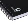 Notebook B5 100 sheets, a cage on a spiral, erichkrause, "iq fineline classic" plastic cover black