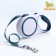Roulette with a system of effective twisting a leash, 3 m, up to 15 kg, gray-blue
