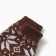 New Year. Women's socks, brown/white color, rr 25-27