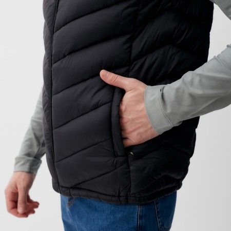 Male vest at the zipper Mist, r.54, black-5
