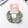 Hair elastic band "Orbit" Classic texture cage, 10 cm, green