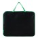 Folder with handles Textile A4, 350 x 265 x 45 mm, PMD 2-42 "Office", inner pocket, black/salad